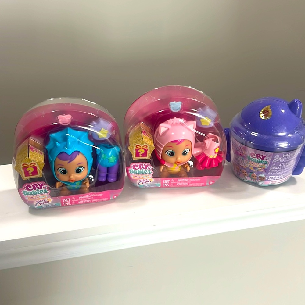 Cry Babies Magic Tears Doll Set - Multicolor